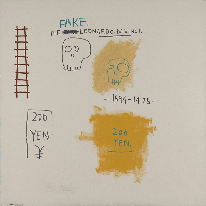 Jean-Michel Basquiat, The Fake Leonardo