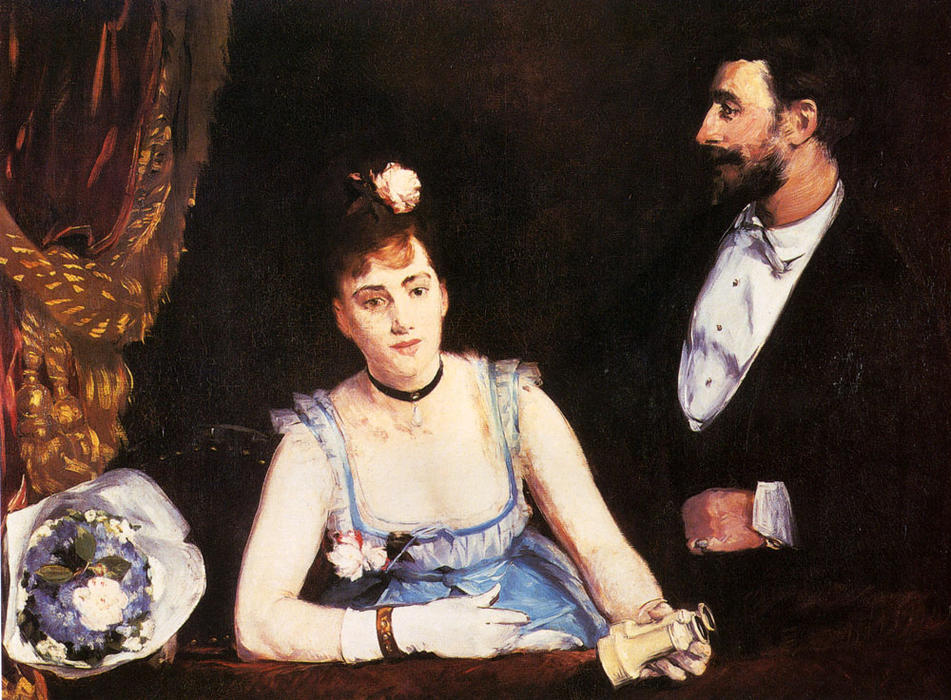 Eva Gonzales, un palco al Théâtre des Italiens, 1874