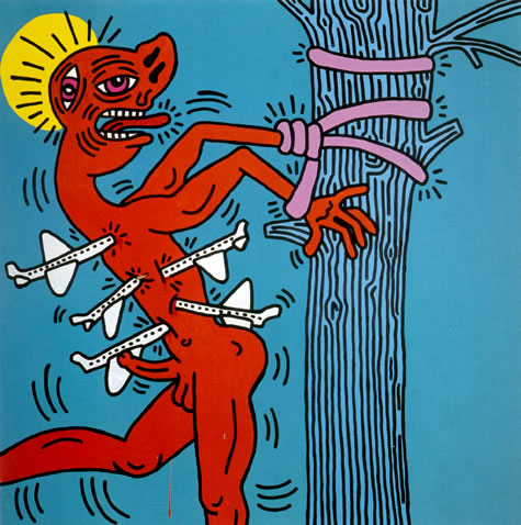 Keith Haring, St. Sebastian