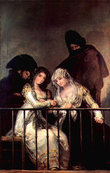 Francisco Goya, Majas al balcone, 1808-1814