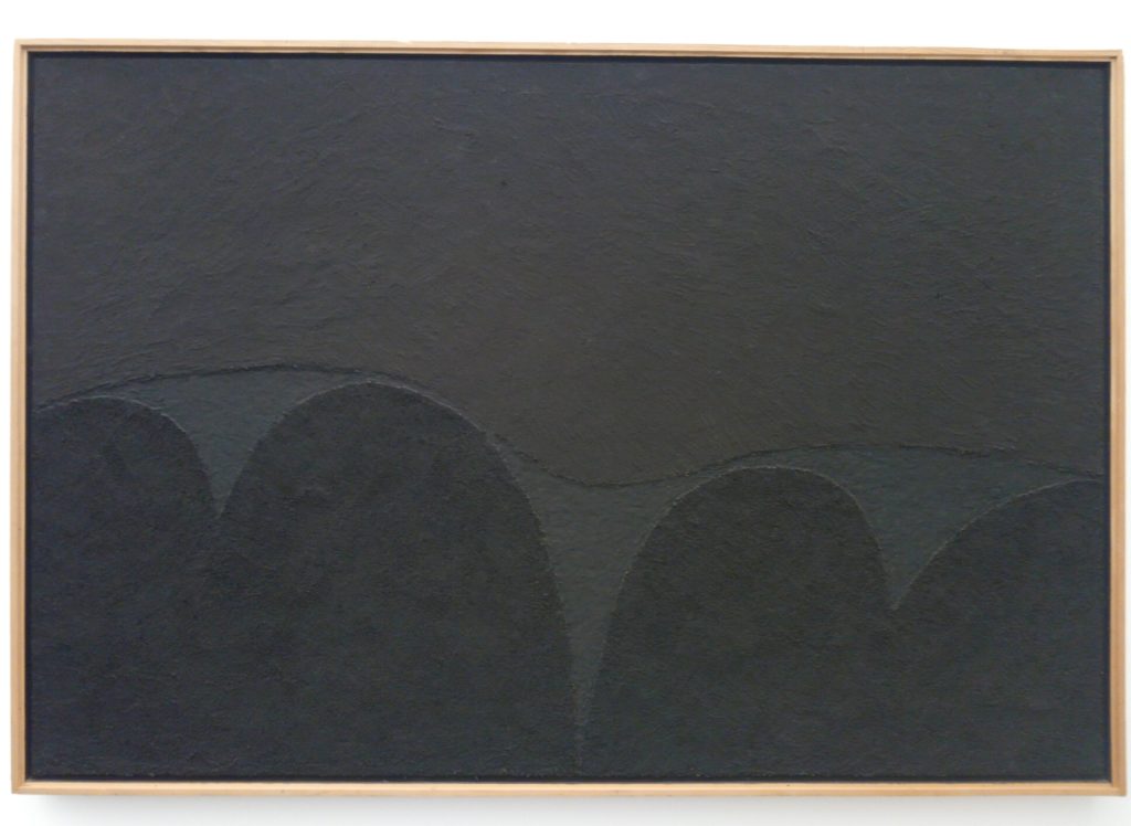 Alberto Burri, Nero Mi n. 5, 1989, Robilant + Voena, Frieze Masters, Regent's Park