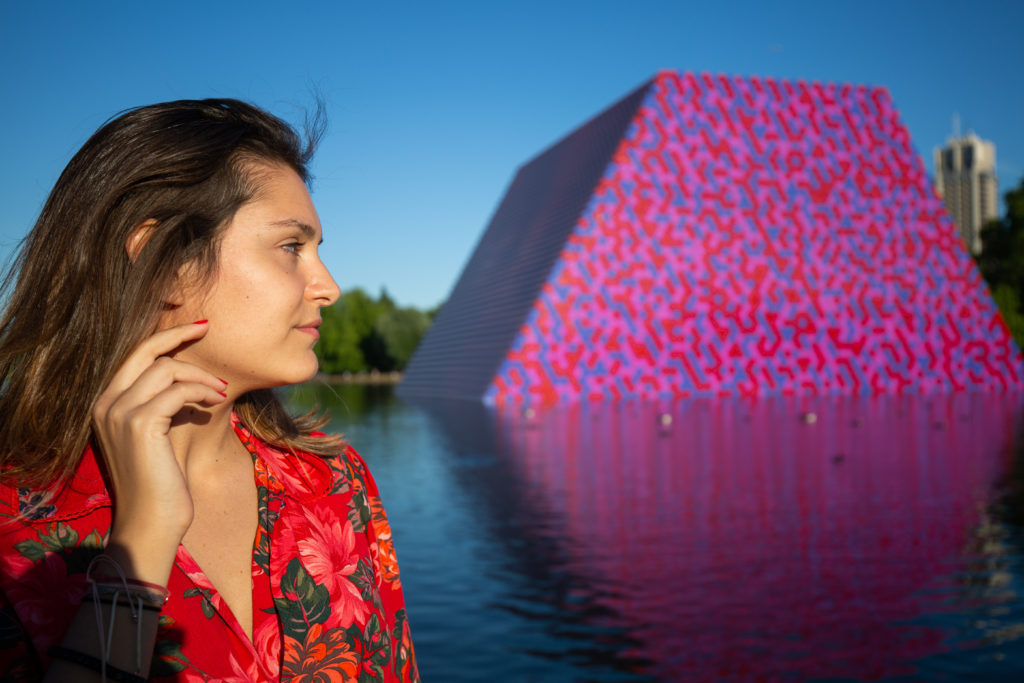 Christo's Mastaba, Serpentine Lake, London, June 2018. Ph: Andrea Flisi